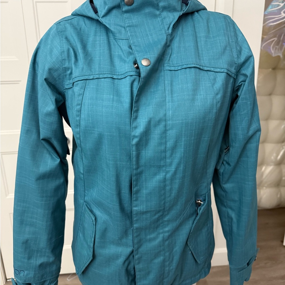 Burton Black Jacket with Mountain Patch